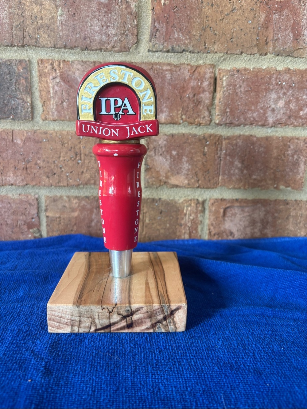 Firestone Union Jack IPA Red Tap Handle